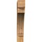 Ekena Millwork Imperial Block Rough Sawn Bracket, Western Red Cedar, 4"W x 24"D x 24"H BKT04X24X24IMP05RWR - alternate 3